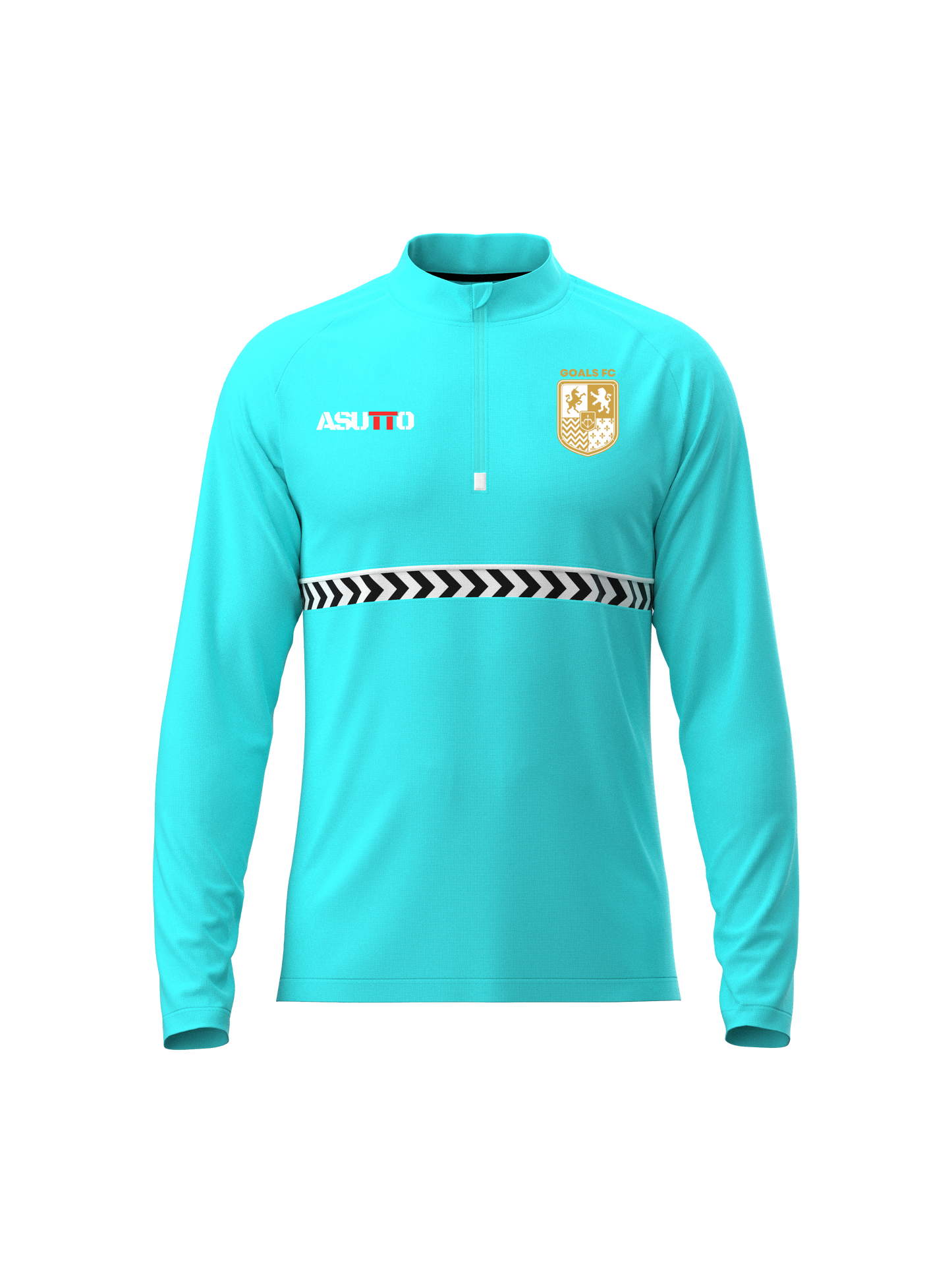 DNA ATHLETE Custom Team Quarter Zip Jumper – Personalized Name & Number, Premium Sportswear-ASTE56-19