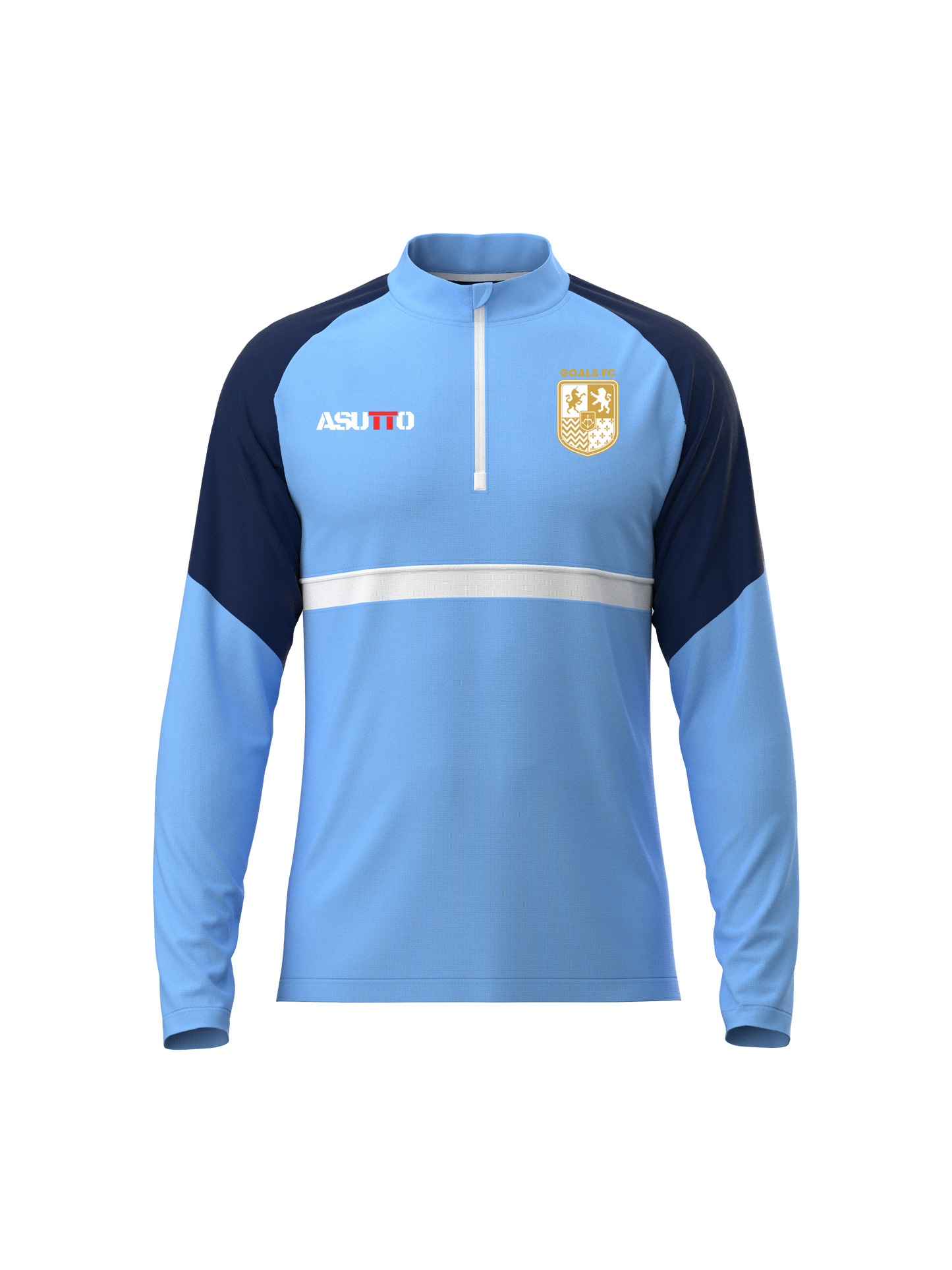 DNA ATHLETE Custom Team Quarter Zip Jumper – Personalized Name & Number, Premium Sportswear-ASTE56-27