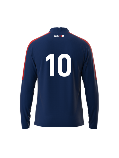 DNA ATHLETE Custom Team Quarter Zip Jumper – Personalized Name & Number, Premium Sportswear-ASTE56-37