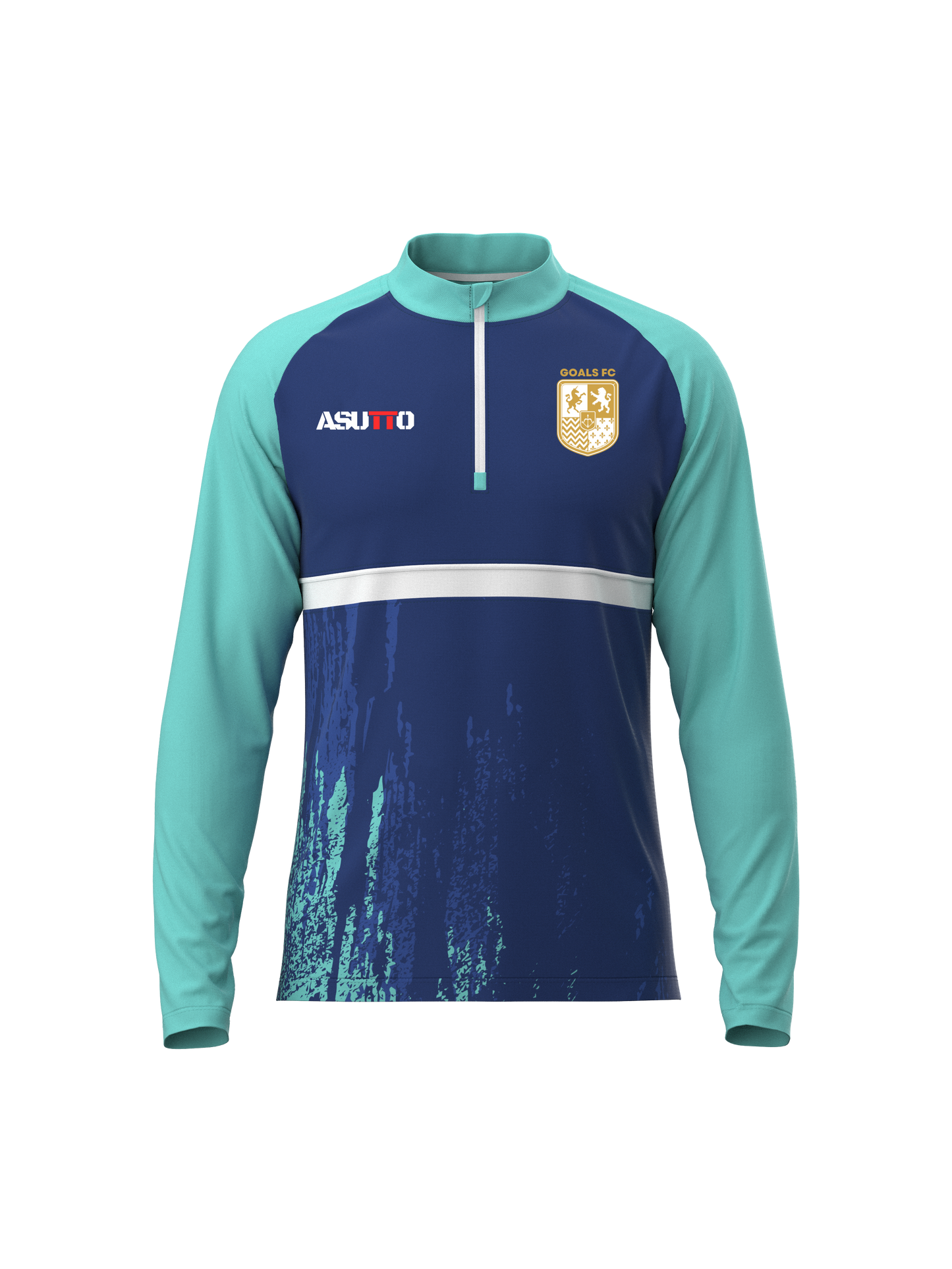 DNA ATHLETE Custom Team Quarter Zip Jumper – Personalized Name & Number, Premium Sportswear-ASTE56-5