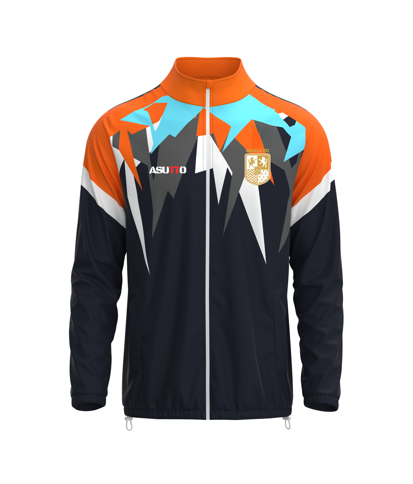 DNA ATHLETE Custom Team Windbreaker – Personalized Name & Number, Premium Sportswear-ASTW102-23