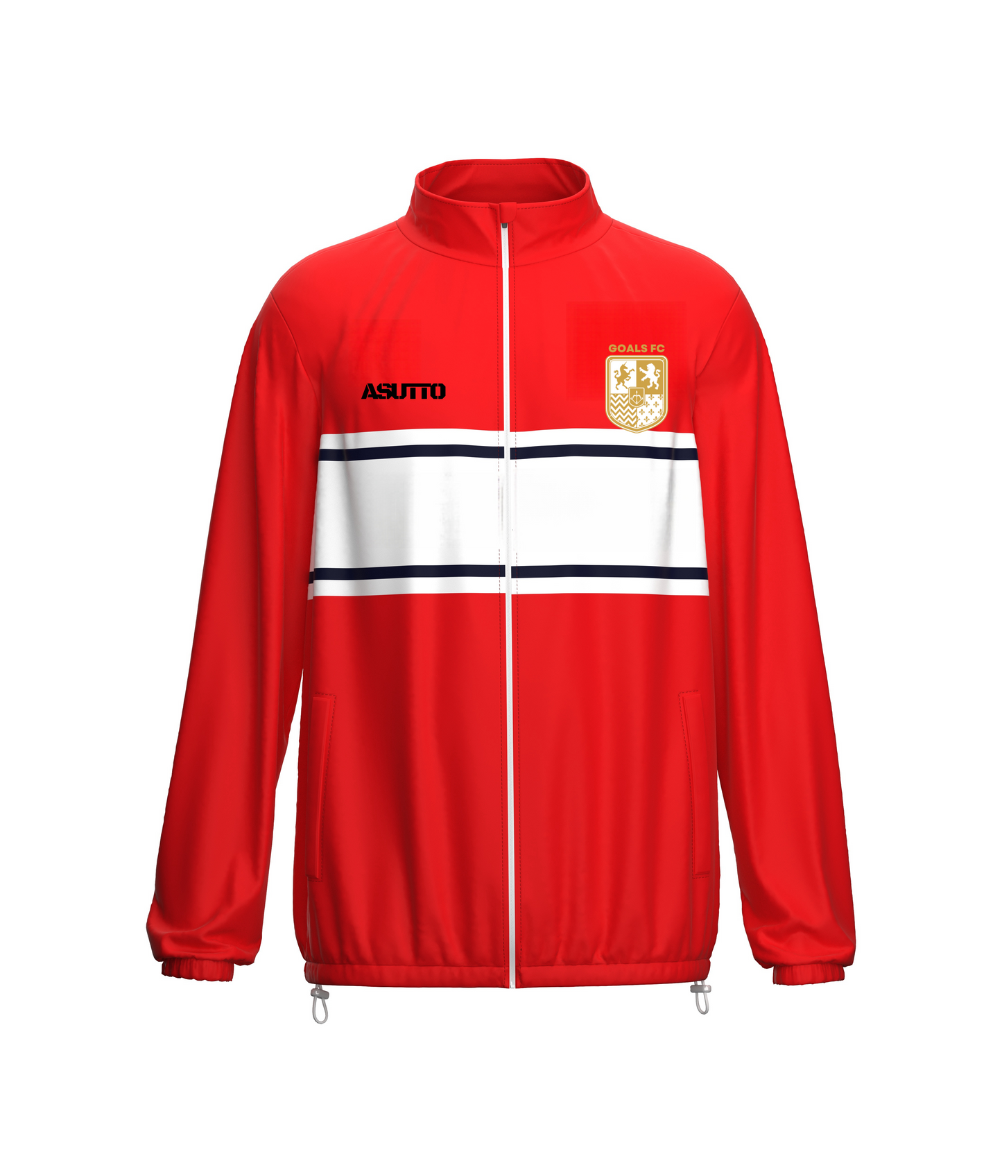 DNA ATHLETE Custom Team Windbreaker – Personalized Name & Number, Premium Sportswear-ASTW102-24