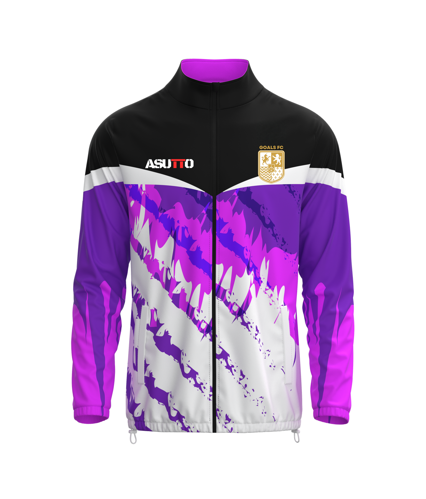 DNA ATHLETE Custom Team Windbreaker – Personalized Name & Number, Premium Sportswear-ASTW102-32