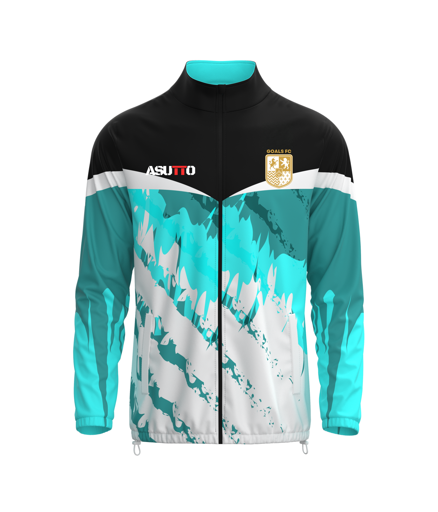 DNA ATHLETE Custom Team Windbreaker – Personalized Name & Number, Premium Sportswear-ASTW102-33