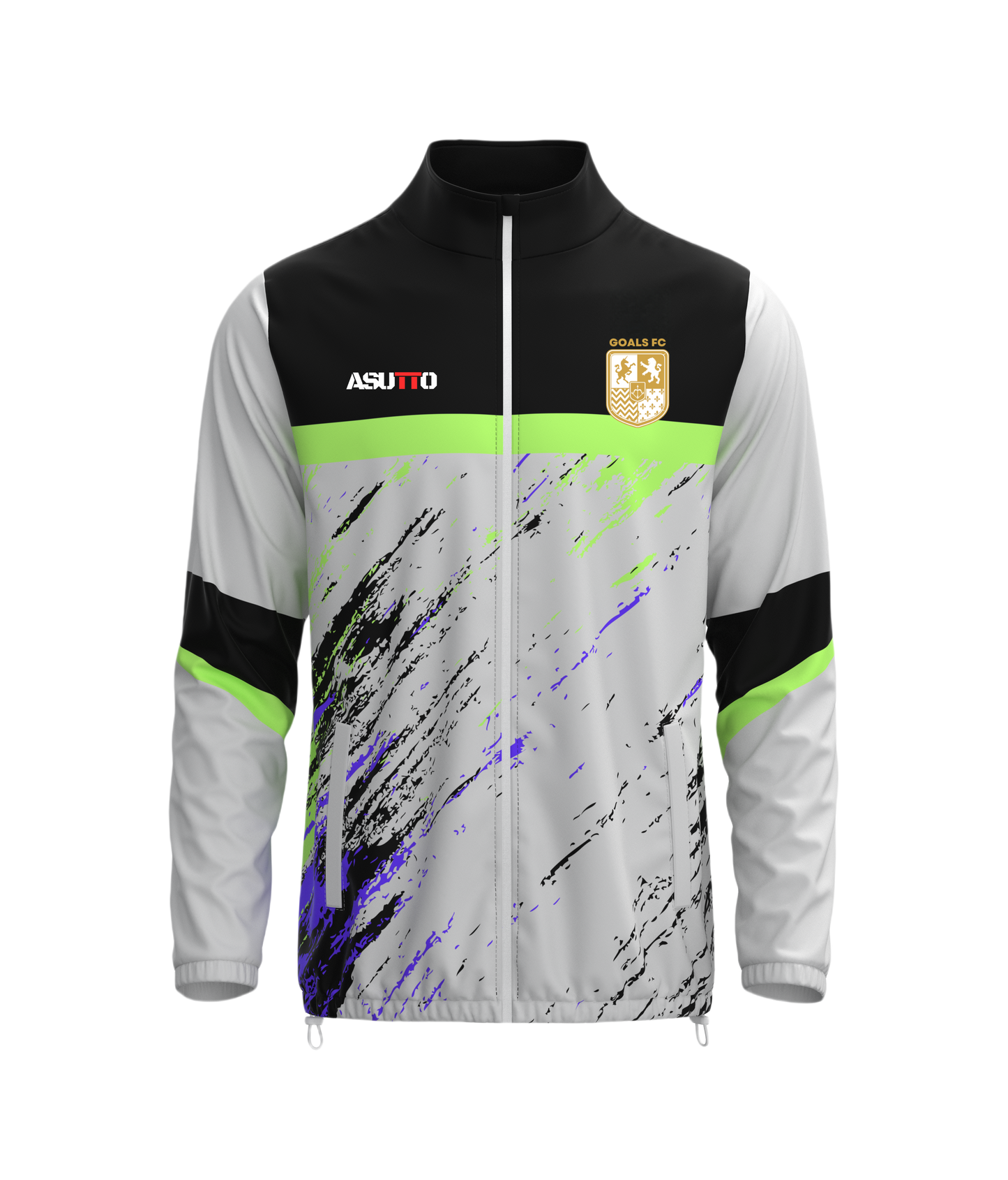 DNA ATHLETE Custom Team Windbreaker – Personalized Name & Number, Premium Sportswear-ASTW102-36